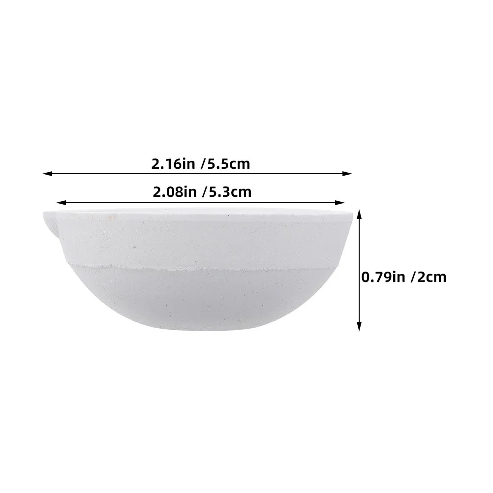 Quartz Crucible Bowl for Jewelry Casting, Gold Silver Aluminum Melting Dish, Heat-Resistant Professional Crucible