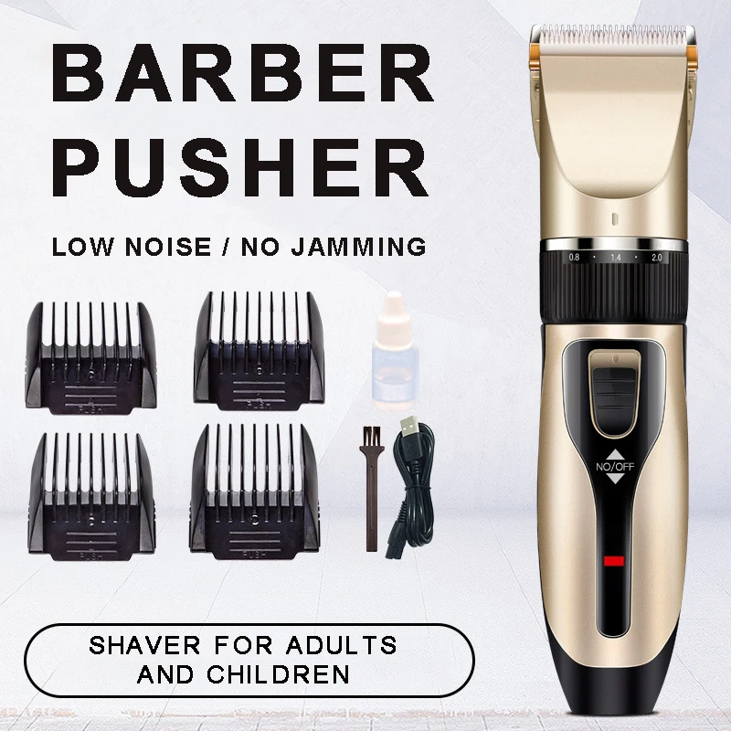 

Профессиональная беспроводная перезаряжаемая машинка для стрижки волос, триммер для мужчин