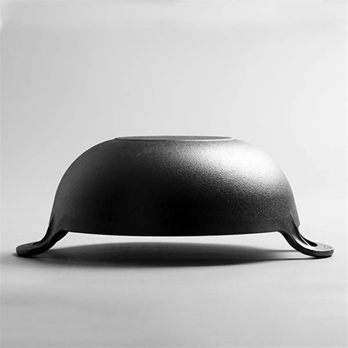 

Сковорода без покрытия и сковорода с плоским дном и двойной ручкой, многофункциональная кастрюля для тяжелого голландского супа для индукционной плиты