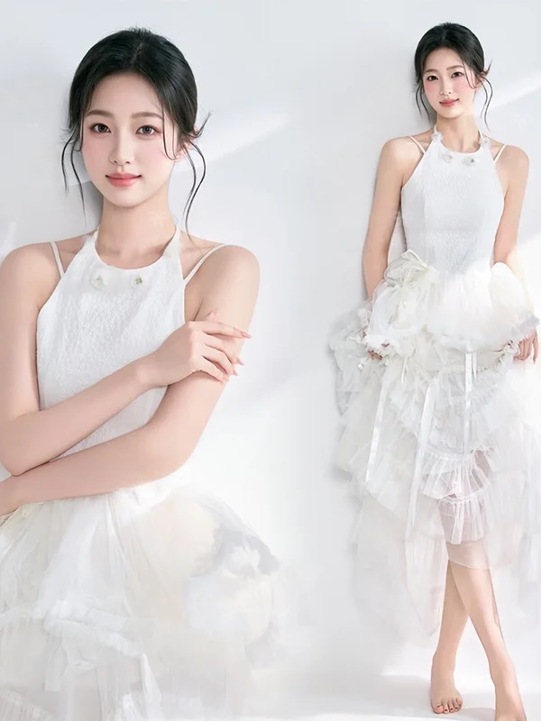 

Sweet Portrait Photography Dress New Arrival Birthday Princess Style Korean System Portrait Photo Album Artistic Clothing