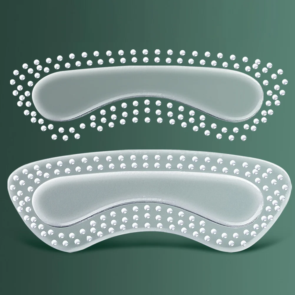 

4Pairs Transparent Silicone Heel Pads for High Heels Self Adhesive Cushions Prevent Slipping Blisters Heel Grips Soft Comfort
