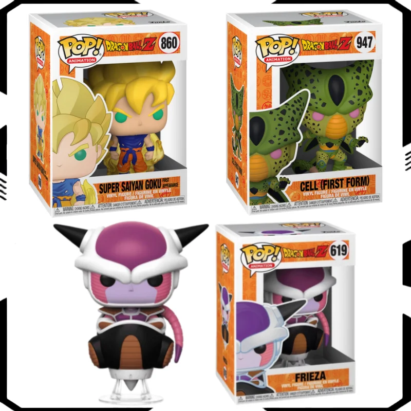 Funko POP Original Dragon Ball Z Super Saiyan Goku Figura coleccionable periférica Juguete de moda Decoración Regalo ideal para fanáticos del anime