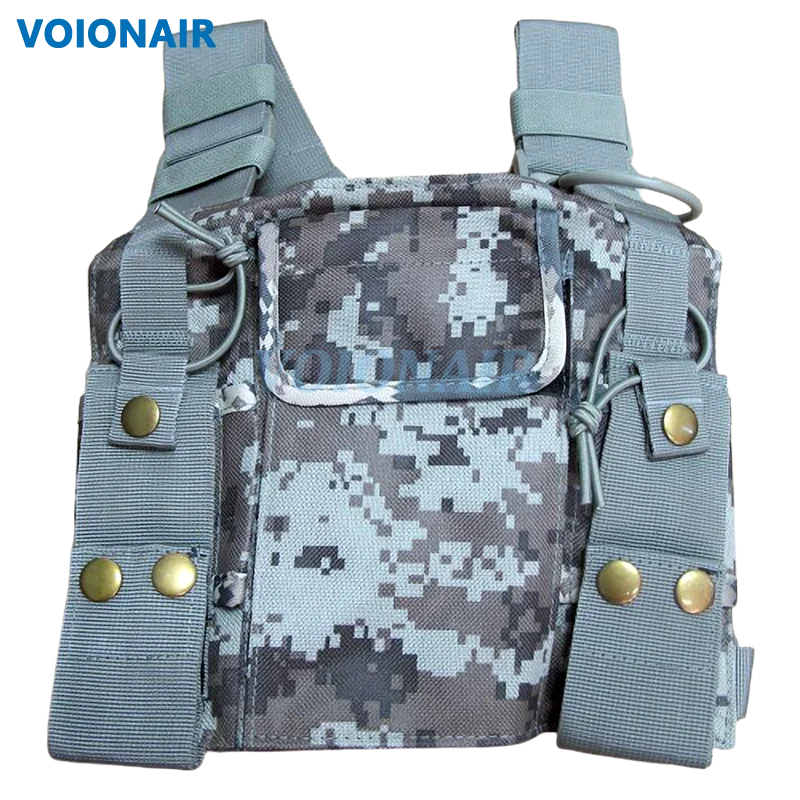 

VOIONAIR Multi Function Outdoor Sport Chest Bag Backpack for Walkie Talkie Motorola GP328 GP3688 Kenwood TK3107 TK3207 Radio