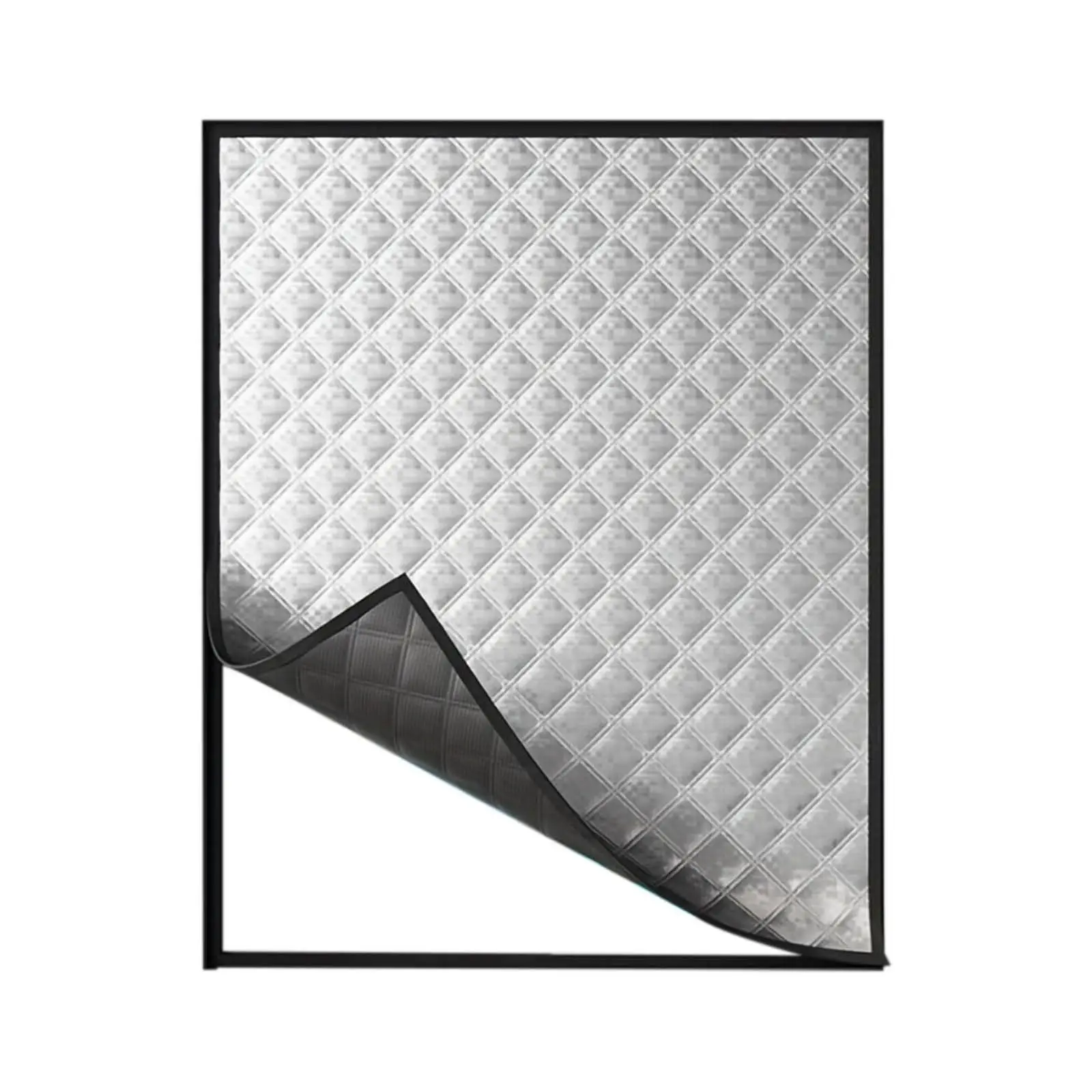Polyester Blackout Curtain for Bedroom Living Room Thermal Insulated Soundproof Window Drape No Drill Hanging Durable Home