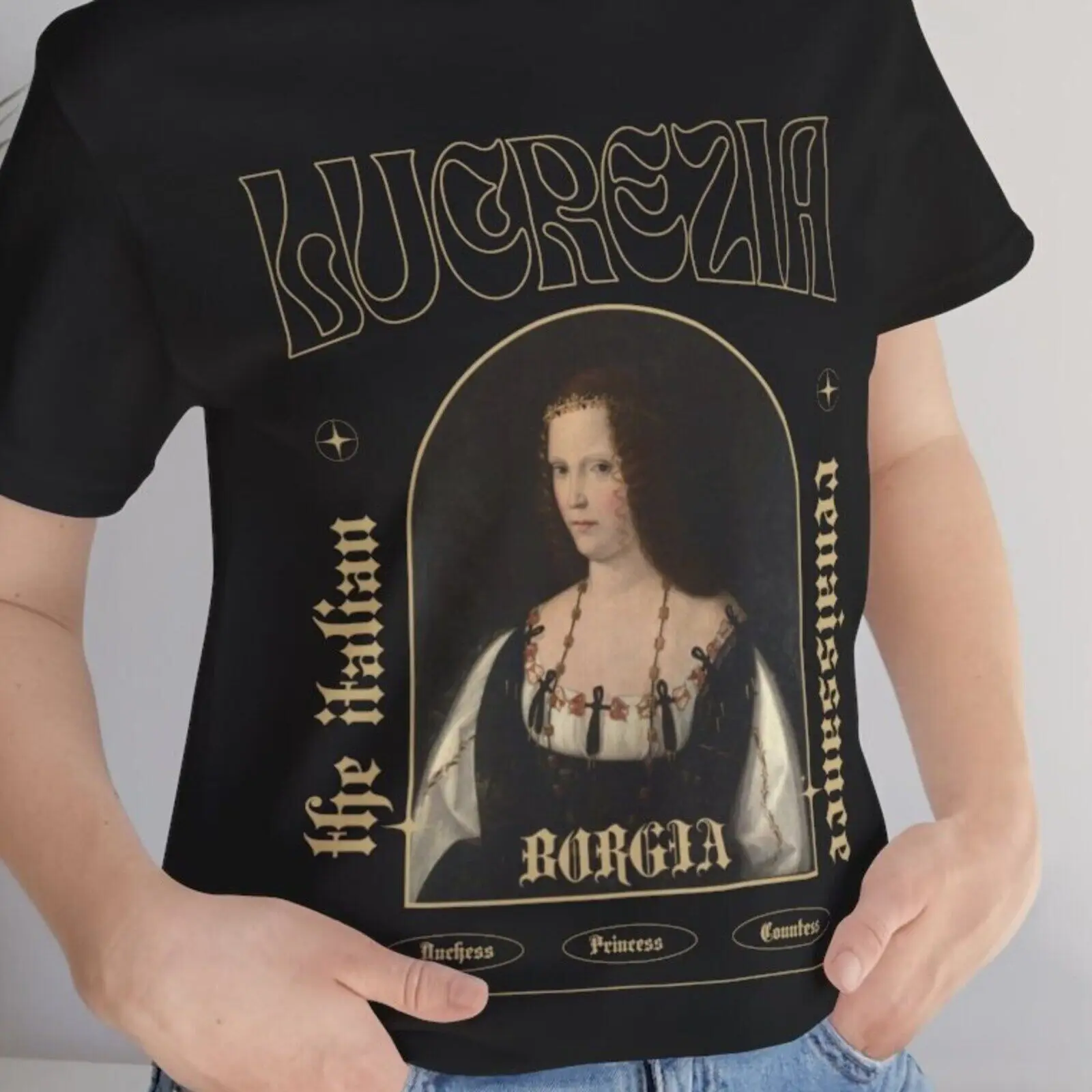 

Lucrezia Borgia - The Italian Renaissance Unisex Short Sleeve Tee