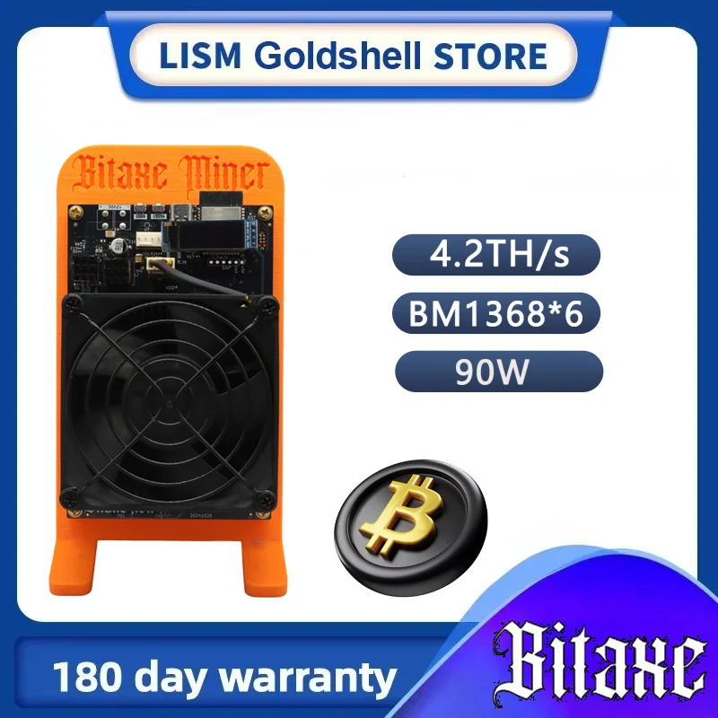

Bitaxe Supra Hex 702 4.2Th/s 90W BM1368 Bitcoins Miner BTC Miners Home Use Cryptos Miner Antminer S21 Pro Asic Miner