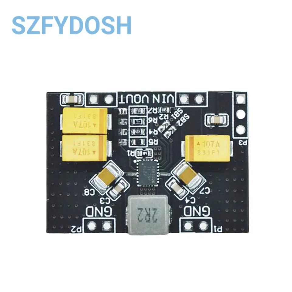 TPS63020 modul daya otomatis buck, 2.5V 3.3V 4.2V 5V baterai lithium riak rendah