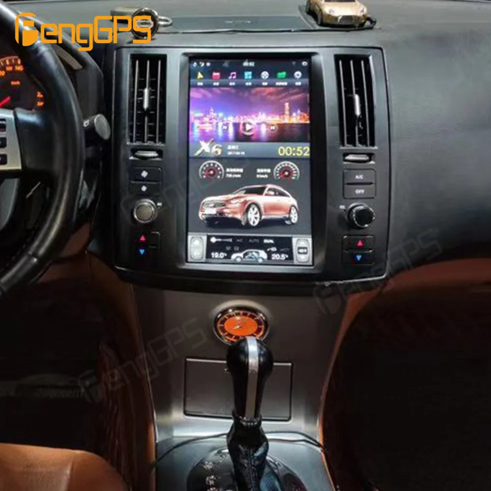 

11,8-дюймовый автомобильный радиоприемник Android 13 CarPlay для Lexus FX35 FX45 2004-2008, мультимедийный плеер с сенсорным экраном, GPS DSP, головное устройство Auto BT