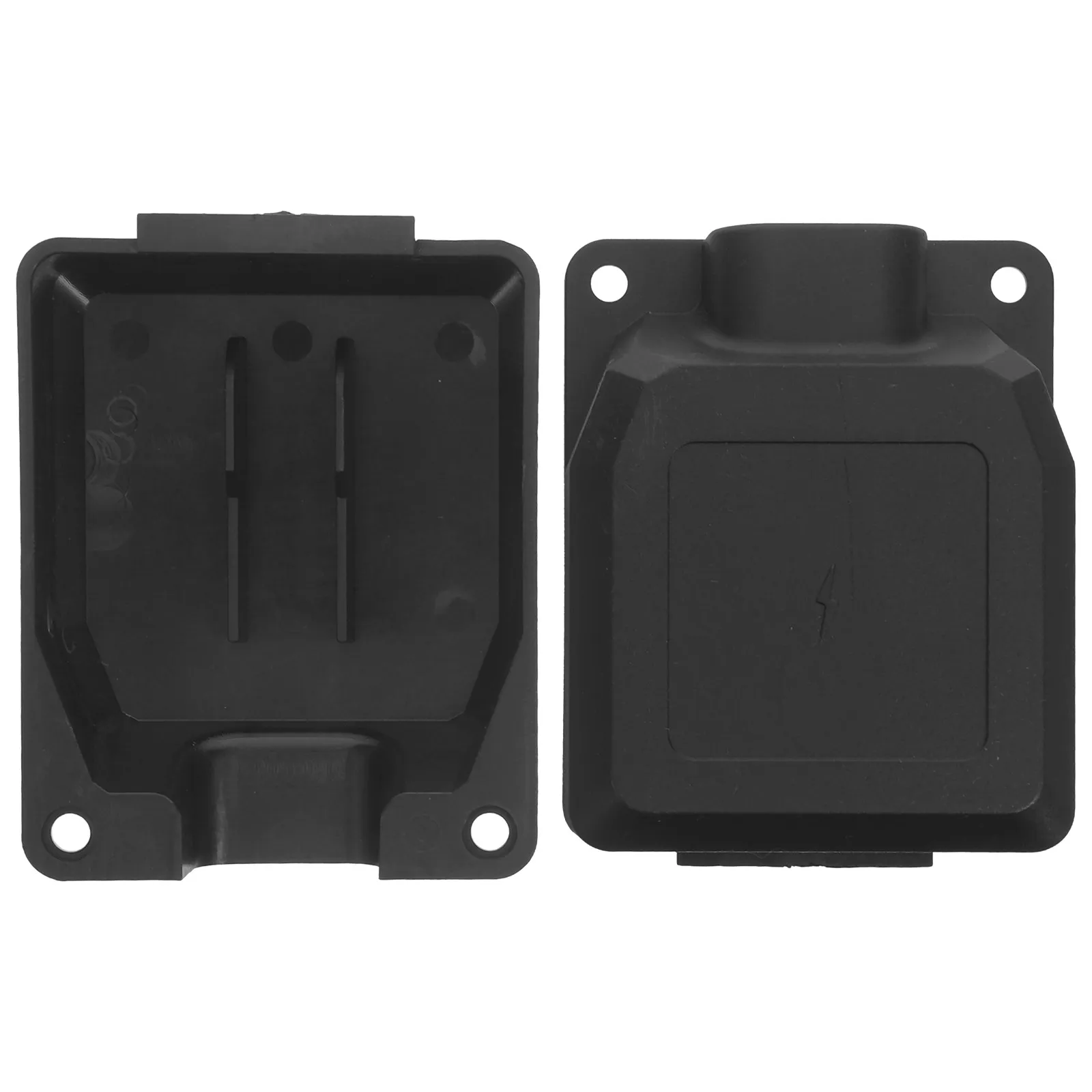 2Pcs Electrical Junction Cover Protective Plastic Box Cable Enclosure Welding Machine Wiring Protection Welding Machine Cover