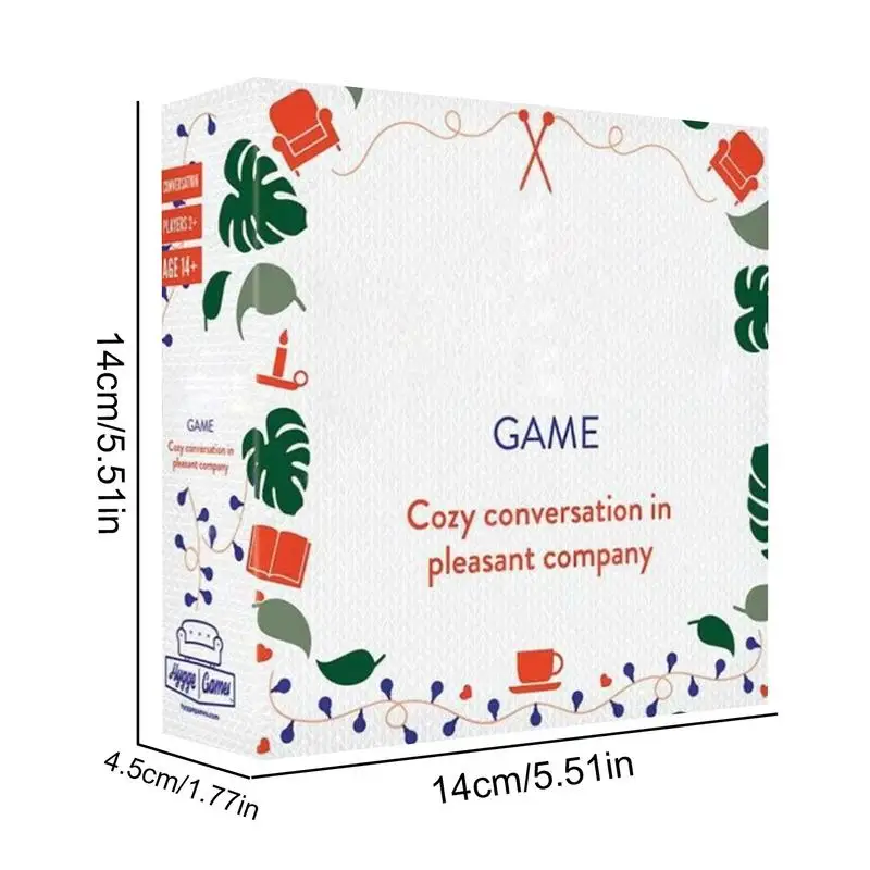 Datum Nacht Spelkaarten Tieners Bordspel Kaart Tafelspellen met leuke en inszichtige vragen voor familiebijeenkomsten Verjaardag