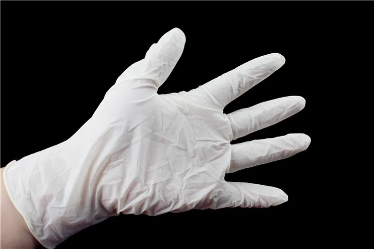 

Hualikang disposable sterile latex gloves sterilization check whether there is powder in the embroidered gloves