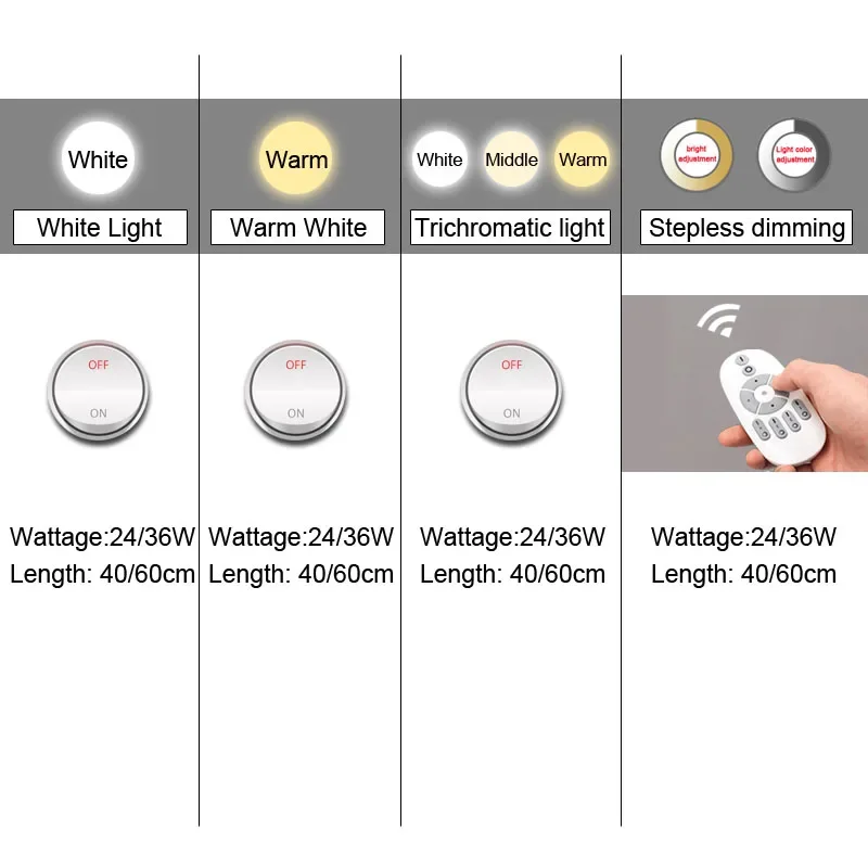 Imagem -03 - Controle Remoto Variável Led Luz de Teto Superfície Retangular Montado Lustre Estar Jantar Cama Cozinha 40cm