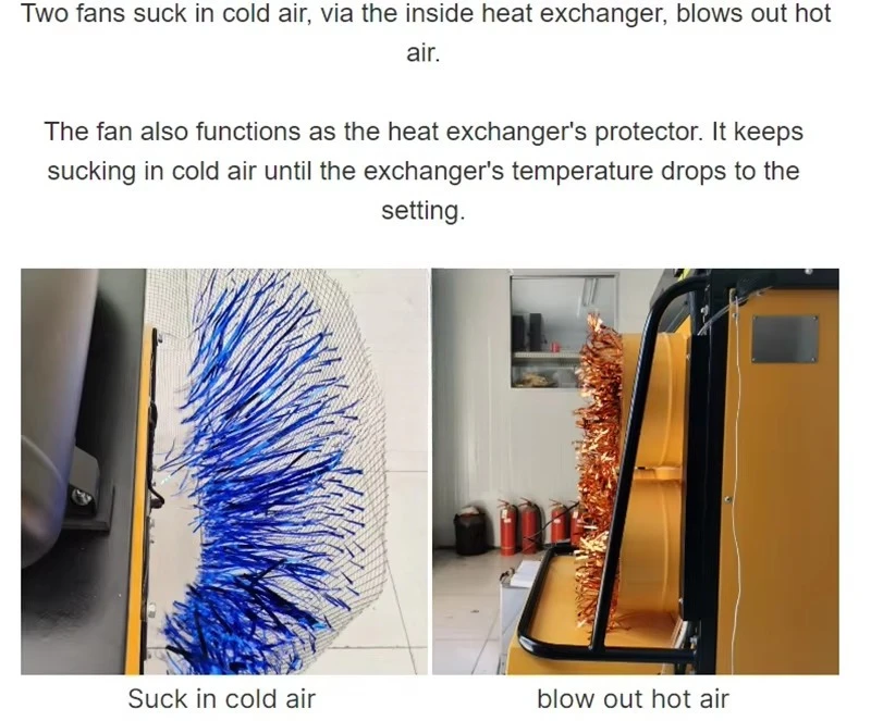 150-230KW 304 Stainless Steel Greenhouse Poultry Farm Heating Energy Saving Waste Oil Heater