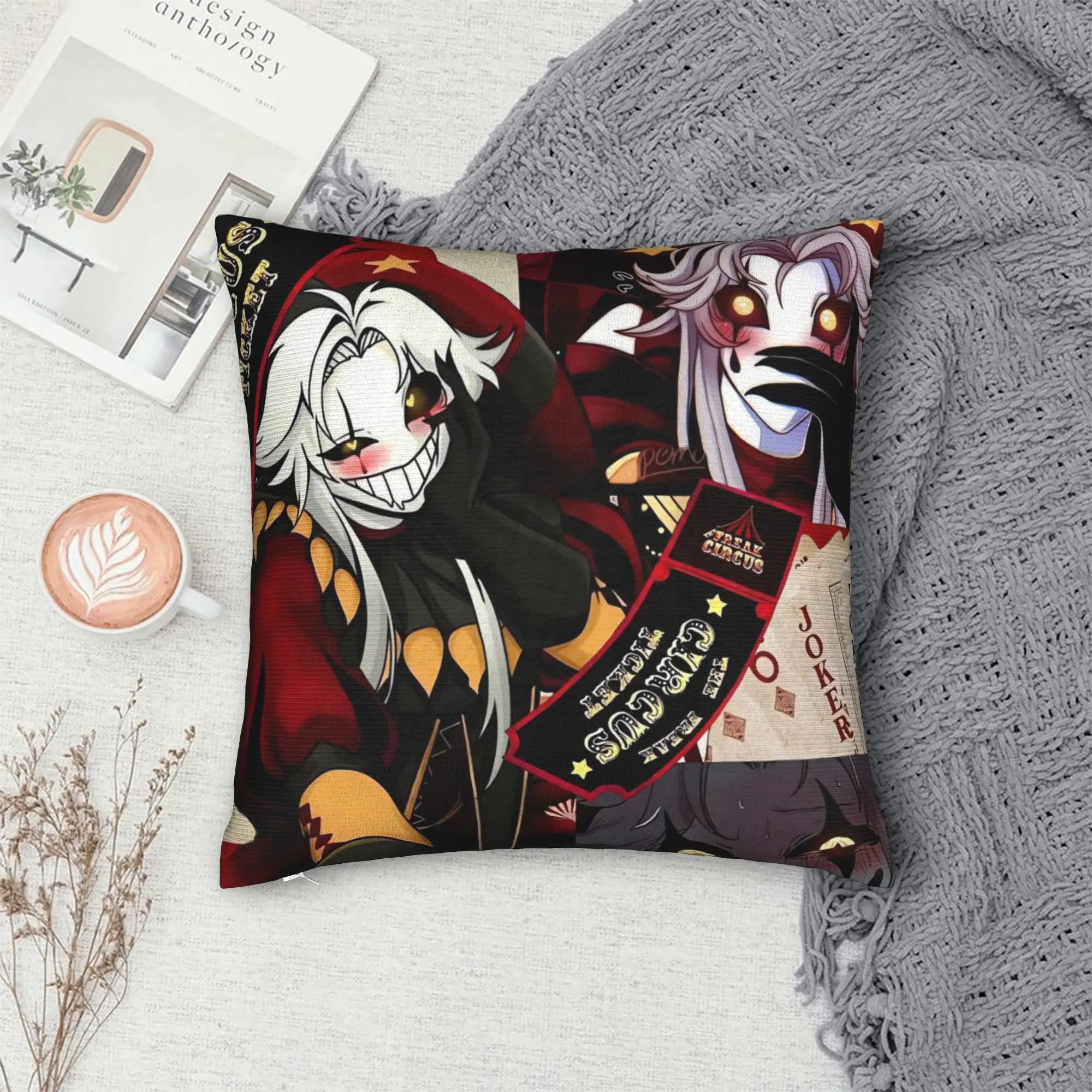 The Freak Circus Pillow Case  Morden Pillow Cover Graphic Pillowcases For Chair Sofa Home Decor