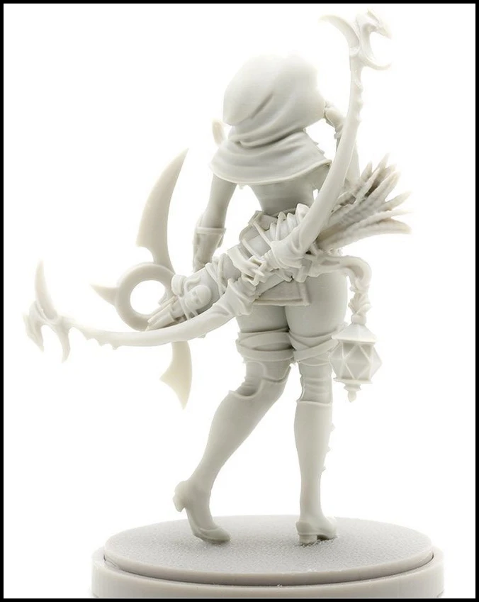 

Special Die Casting Resin Model KD 29 Death Prince Resin White Model Free Shipping