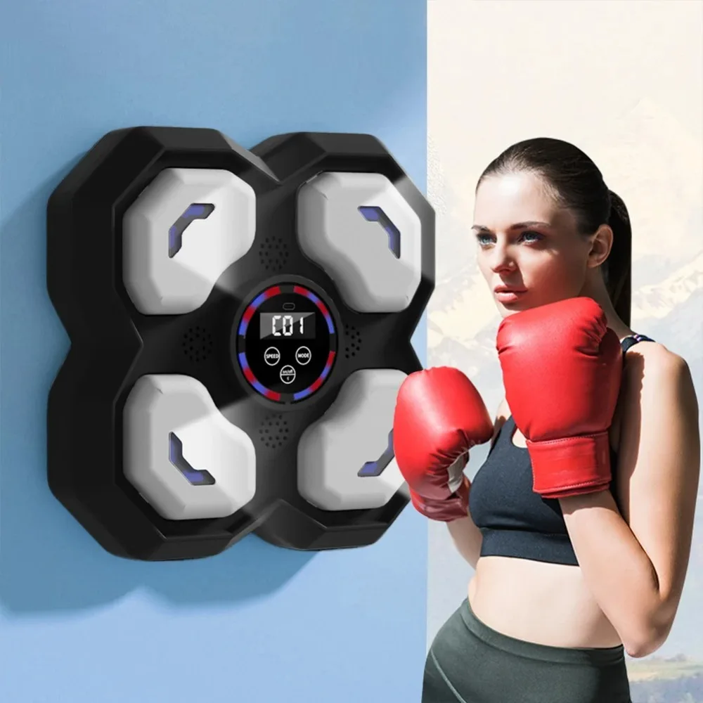 

Boxing Sports Smart Music Boxing Machine Fitness Exercise Agility LED Lighted Sandbag Bluetooth Punching Pad Reaction Exercise