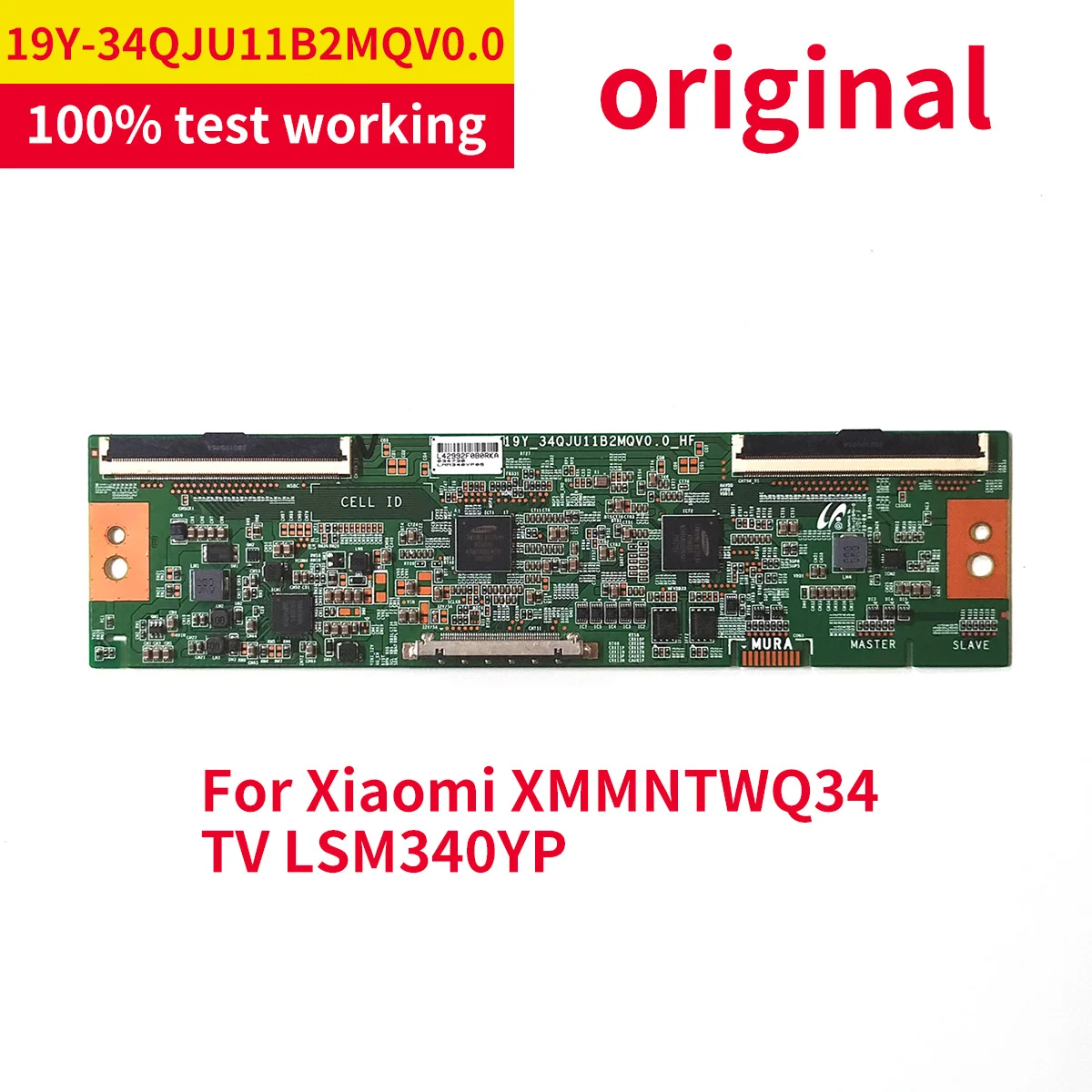 logic board para xiaomi tv 100 teste original trabalho xmntwq34 lsm340yp tv 01