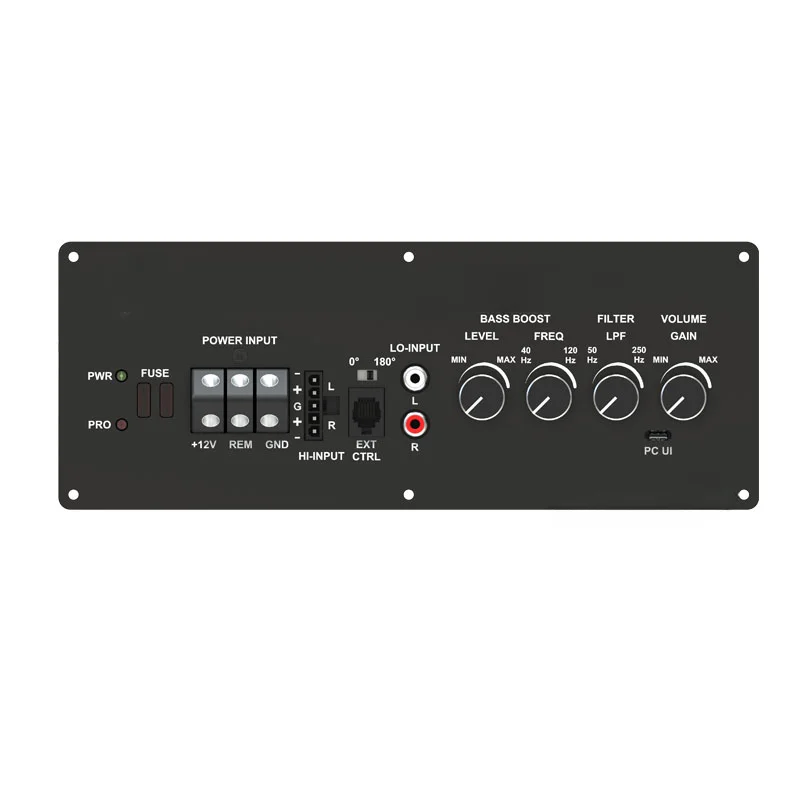 

300W car mounted D-class high-power amplifier car ultra-thin audio modification DSP computer tuning high and low levels