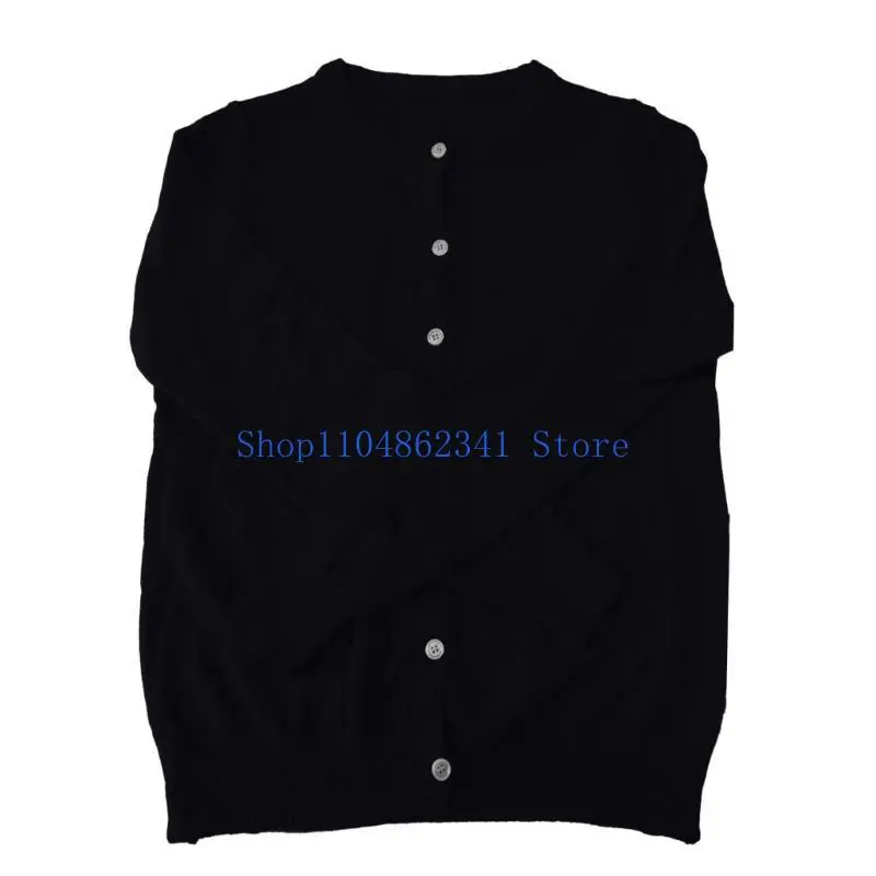 Áo len đan crop top 5asd sành điệu dành cho nữ Áo khoác len dệt kim dài tay