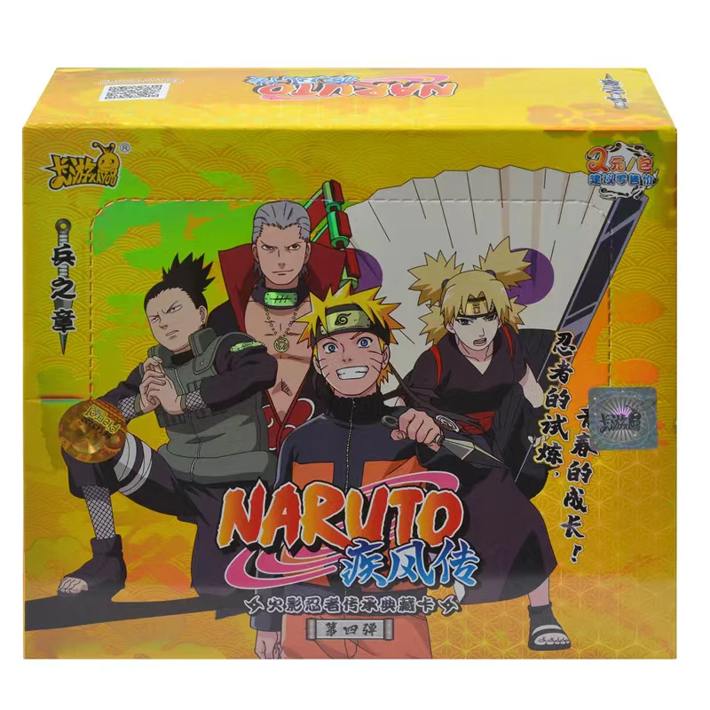 Kayou Naruto Soldier Chapter 1~4; 6 Series Blind Box Uchiha Itachi Uchiha Obito Rare Game Collection Card Christmas Gift Toys