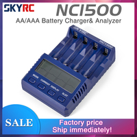 SKYRC NC1500 AA/AAA Battery Charger  Analyzer for 4 AA NiMH Rechargeable Batteries Recharge Pro  Charger for Double A Batteries