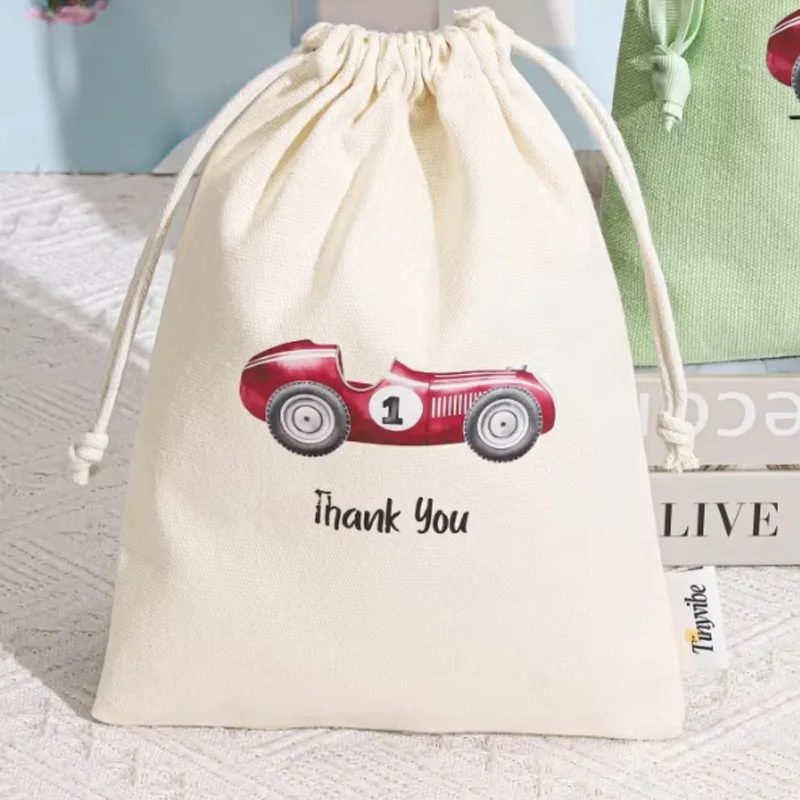 

Canvas Drawstring Toy Thanksgiving Gift Packaging Bag for makeup jewelry packaging Dust sack can custom design pouch