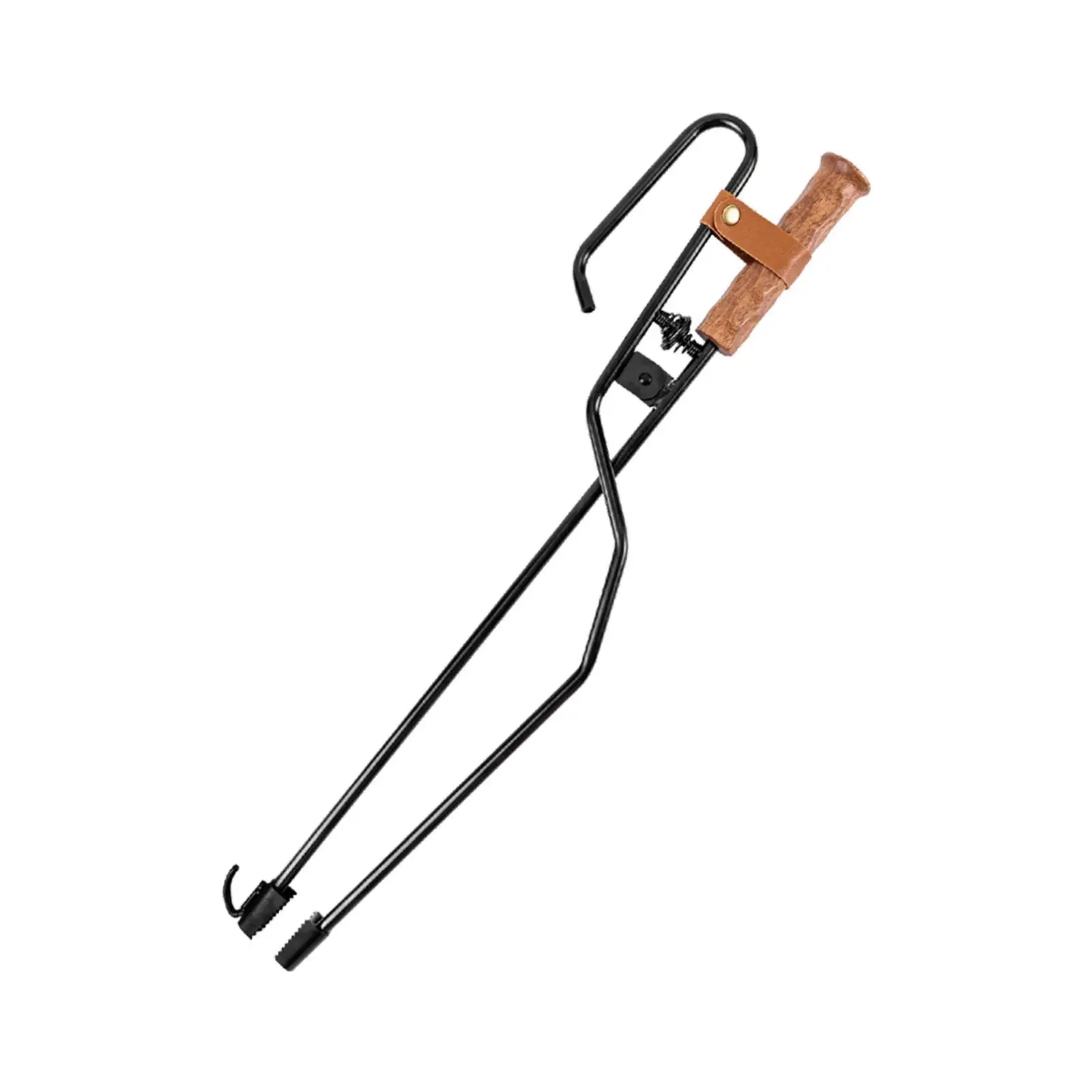 暖炉用トング-暖炉用屋外用石炭トング-炭トング-キャンプファイヤーポーカー-オーブン用薪グリルトング-火トング-バーベキュートング