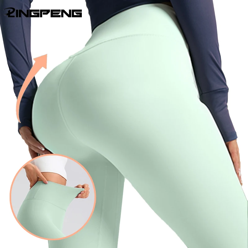

High Waist Sport Legging Women Stretch Gym Pants Women Running Workout Leggings Female Soft Tights Push Up Yoga Pants