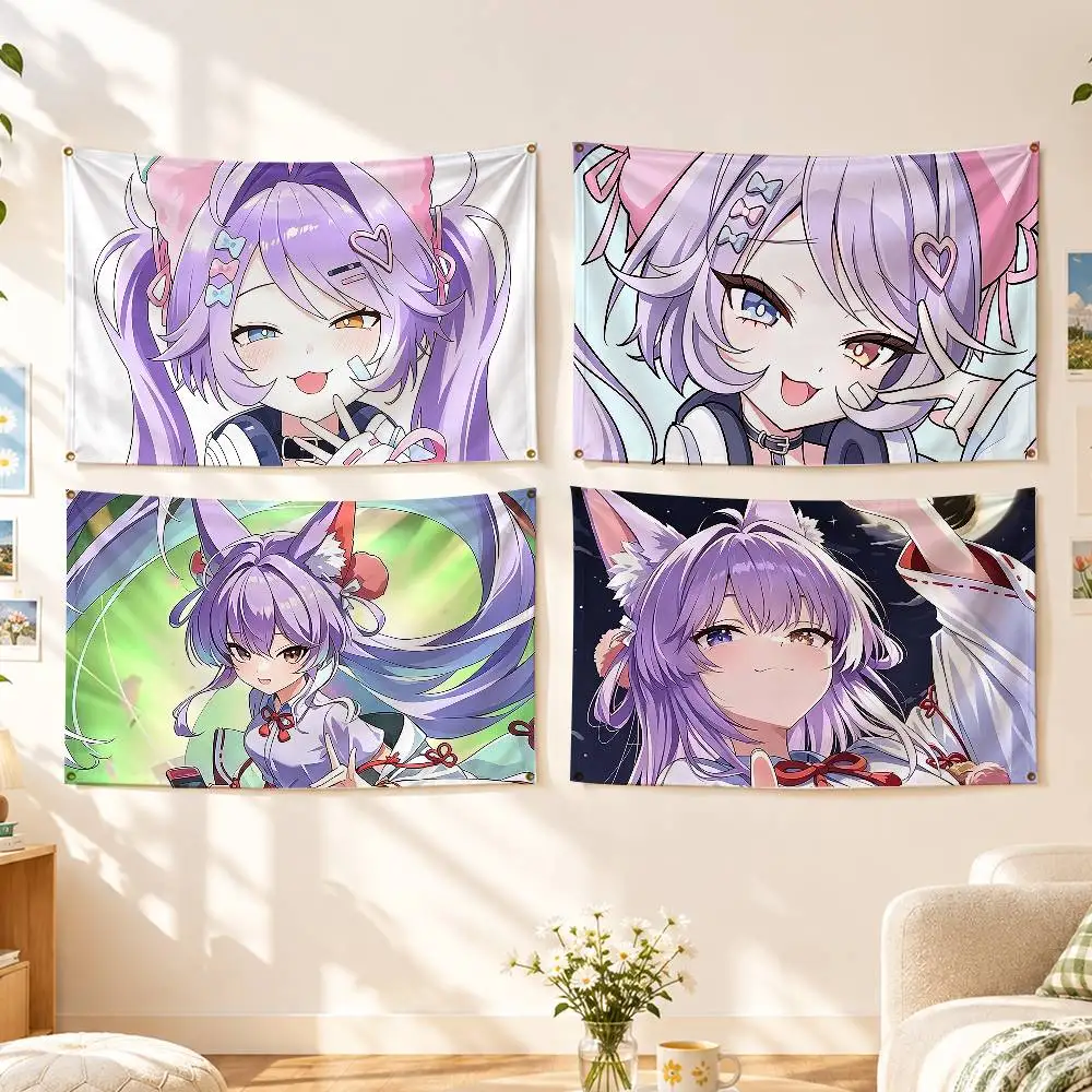 Virtual Singer Tenko S-Shibuki  Flags Wall Hanging Background Art Banner for Bedroom Home Outdoor Decor
