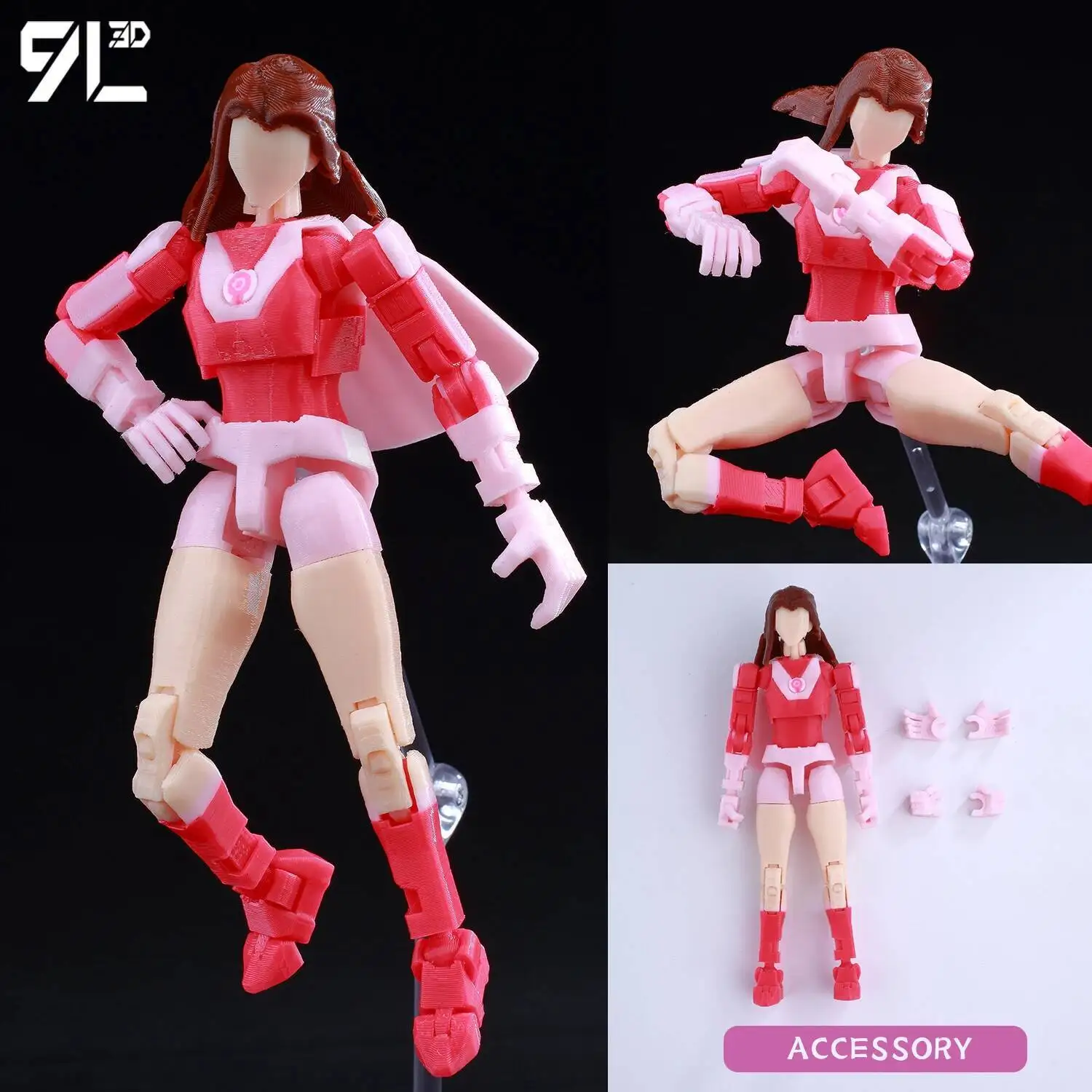 9L3D Gedrukt Superhelden Invincible 2.0 Anime Multi-Jointed Shapeshift Speelgoed Actiefiguren Mannequin Model Ornamenten Geschenken