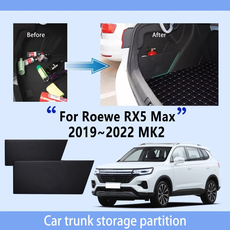 

Автомобильные аксессуары для Roewe RX5 Max 2019 ~ 2022 2021 MK2, перегородка для хранения багажника, многофункциональный органайзер для салона автомобиля