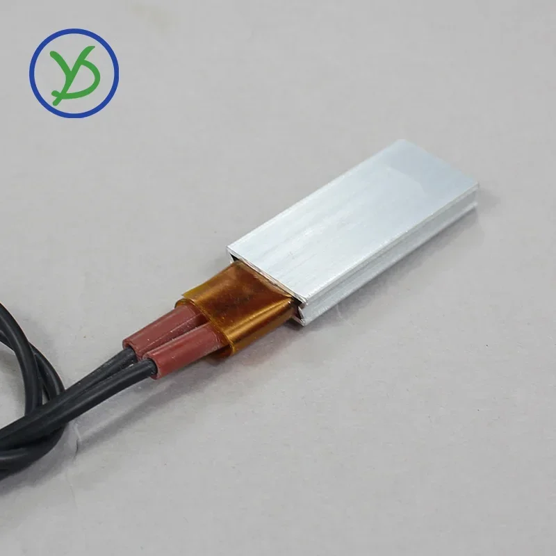 35*15 мм 220 В 60 ° C~250 ° C Керамический нагревательный лист PTC с постоянной температурой и алюминиевым корпусом Нагревательный элемент переменного и постоянного тока PTCYIDU