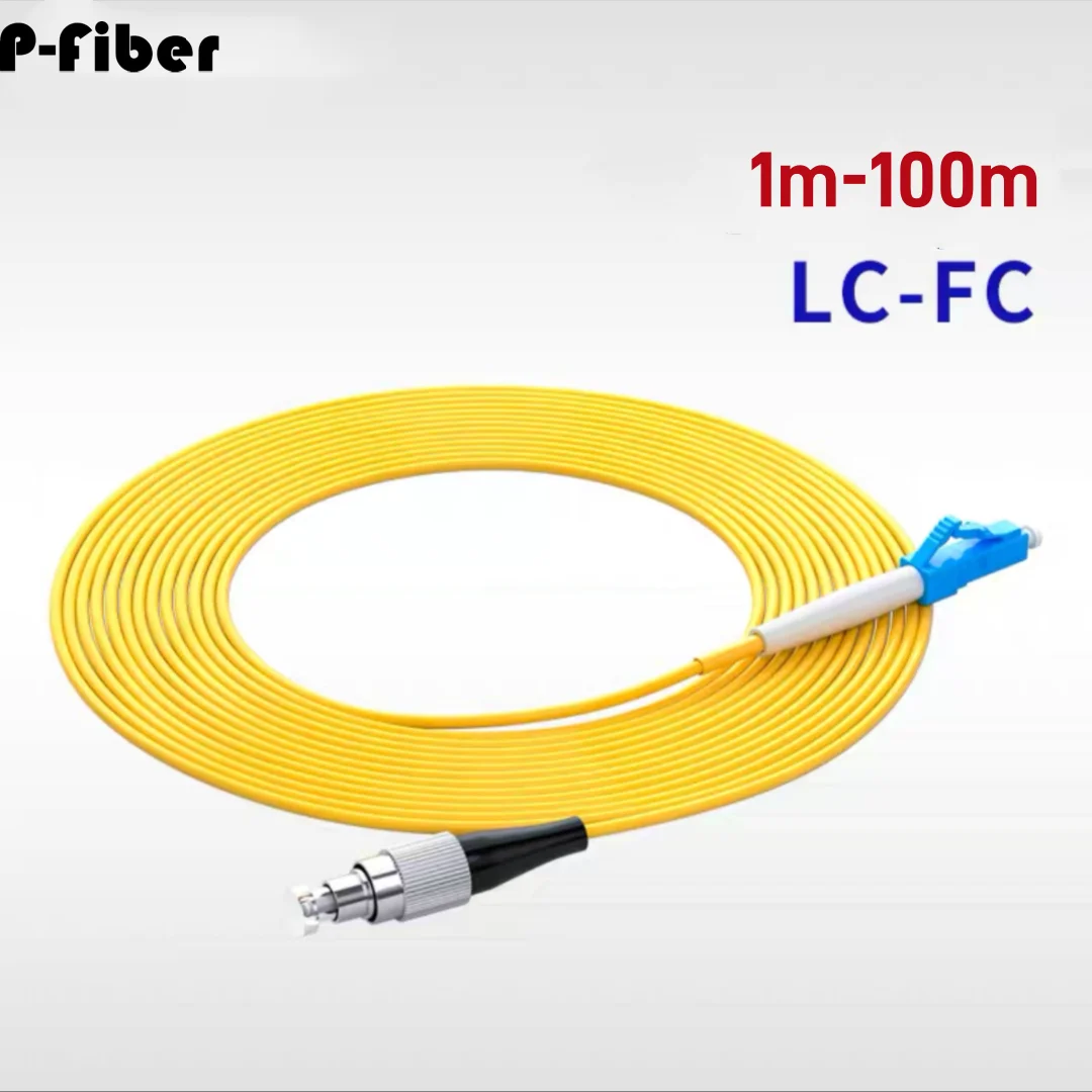 optical fiber jumper LC-FC 10pcs 1-30m LC FC Singlemode patchcord 20M 15M 10M Simplex extension cable FTTH P-fiber