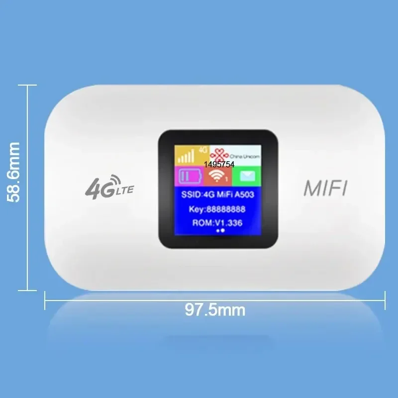 2025 4G Lte Router Wireless Wifi Portable Modem Mini Outdoor Hotspot Pocket Mifi 150mbps Sim Card Slot Repeater 3000mah