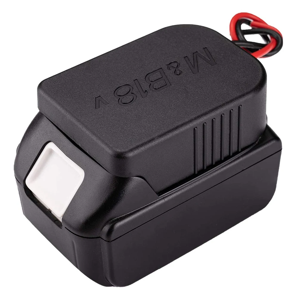 لمحول عجلات الطاقة لماكيتا 18 فولت/14.4 فولت بطارية الطاقة جبل موصل محول قفص الاتهام حامل مع 12 Awg الأسلاك