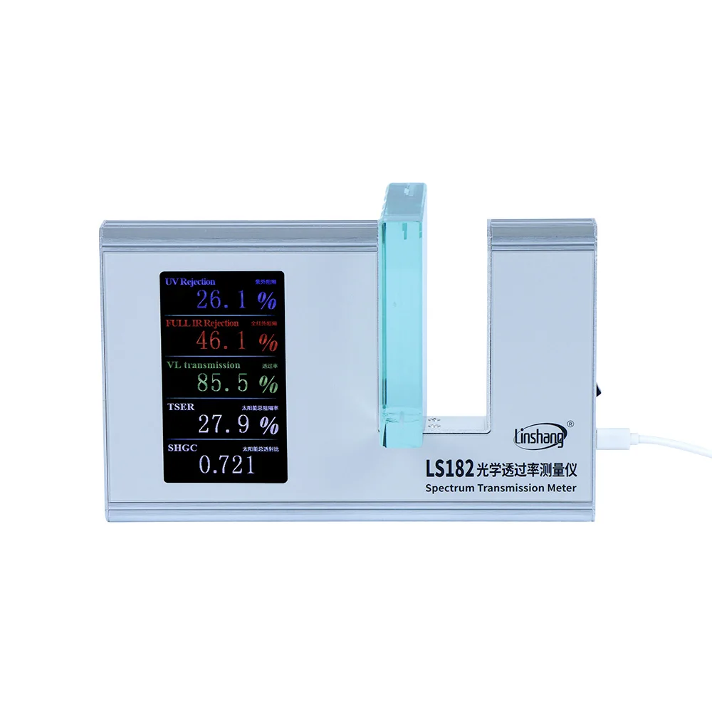 Custom LS182 9 in 1 940nm 1400nm Full IR TSER SHGC Window Film Tester TSER Meter Transmission Meter