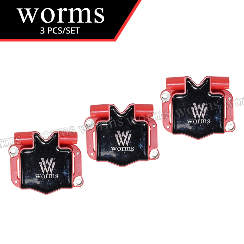 

Worms High Performance Ignition Coil Racing 3PCS Set For Smart Fortwo 450 0.6/0.7 Petrol 0001587703
