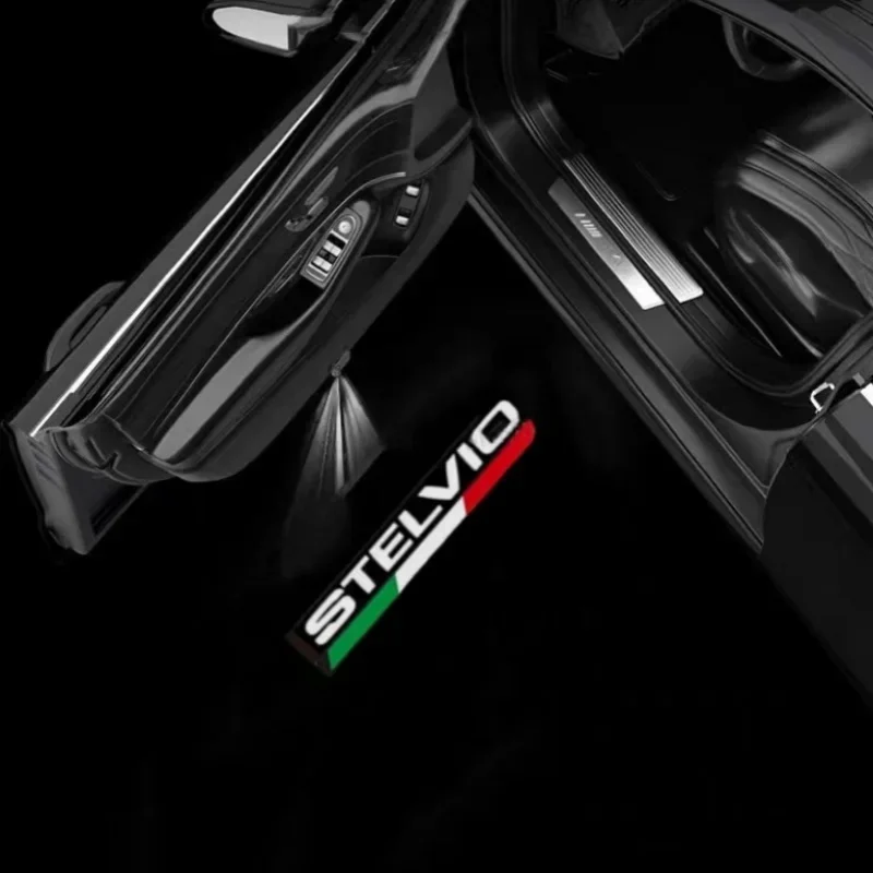 

Светодиодные автомобильные дверные логотипы для Alfa Romeo 159 Mito 2009 -- Now Stelvio Giulia Courtesy Step Ghost Shadow Проектор Лазерные лампы