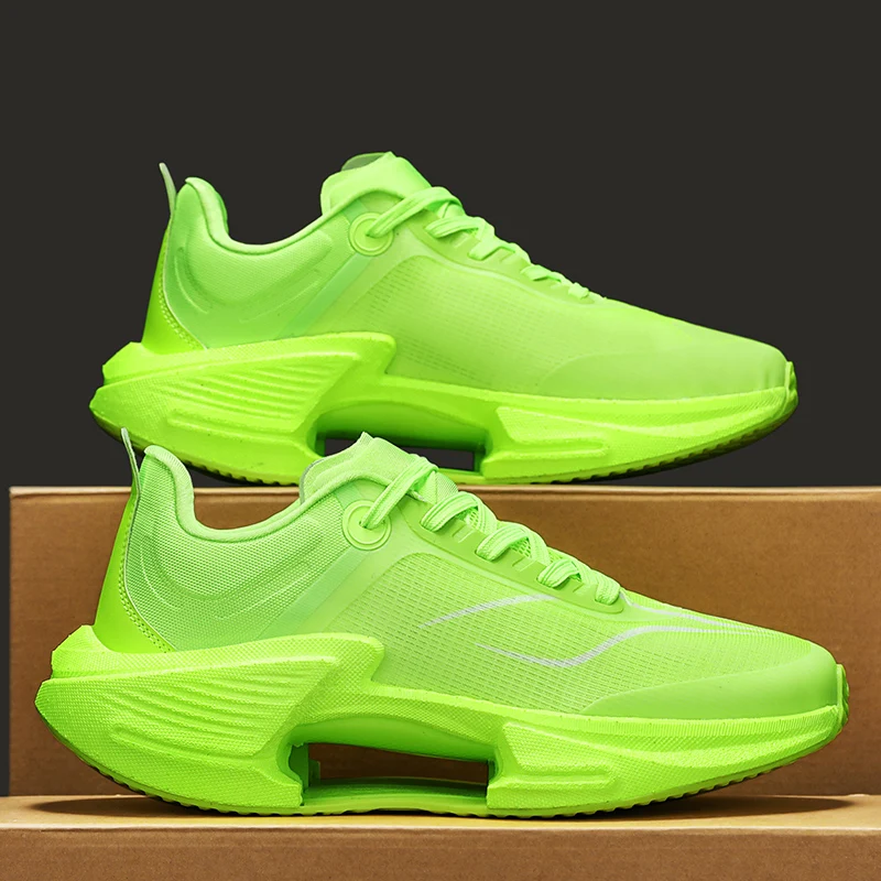 

Sports Shoes, New High-Elastic Cushioning Running Shoes, Outdoor Casual Men's Shoes, Fashionable and Versatile Couple's Trendy S