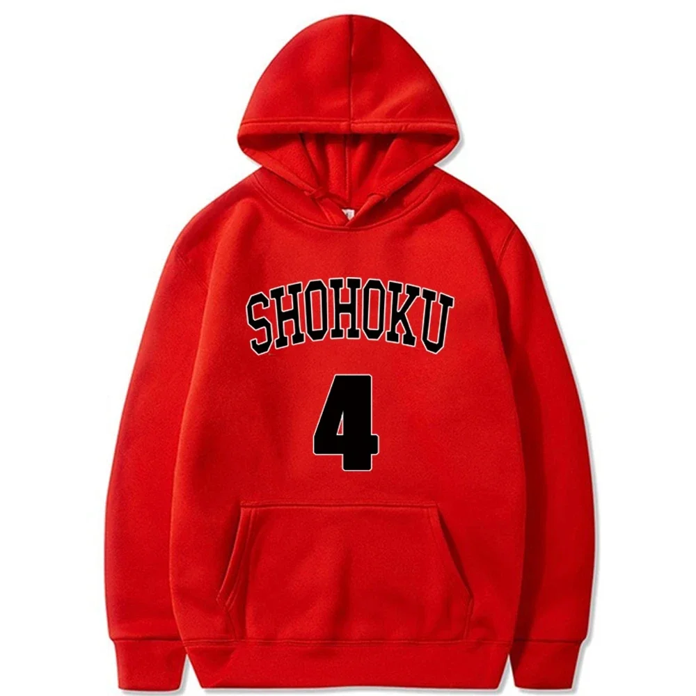 2024 Anime Slam Dunk sudaderas con capucha moda Cosplay pulóver Unisex Harajuku Hip Hop sudadera Casual diario otoño e invierno tela