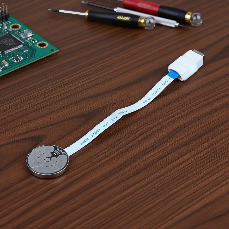 CR2032 to Type-C Adapter Kit with Thin FFC Cable, USB Type-C to CR2032 Battery Converter (5-30V Input)