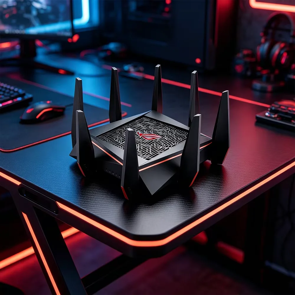 ASUS RT-AC5300 WiFi Gaming Router AC5300 Tri-Band 5330Mbps MU-MIMO AiMesh for Mesh Wi-Fi System