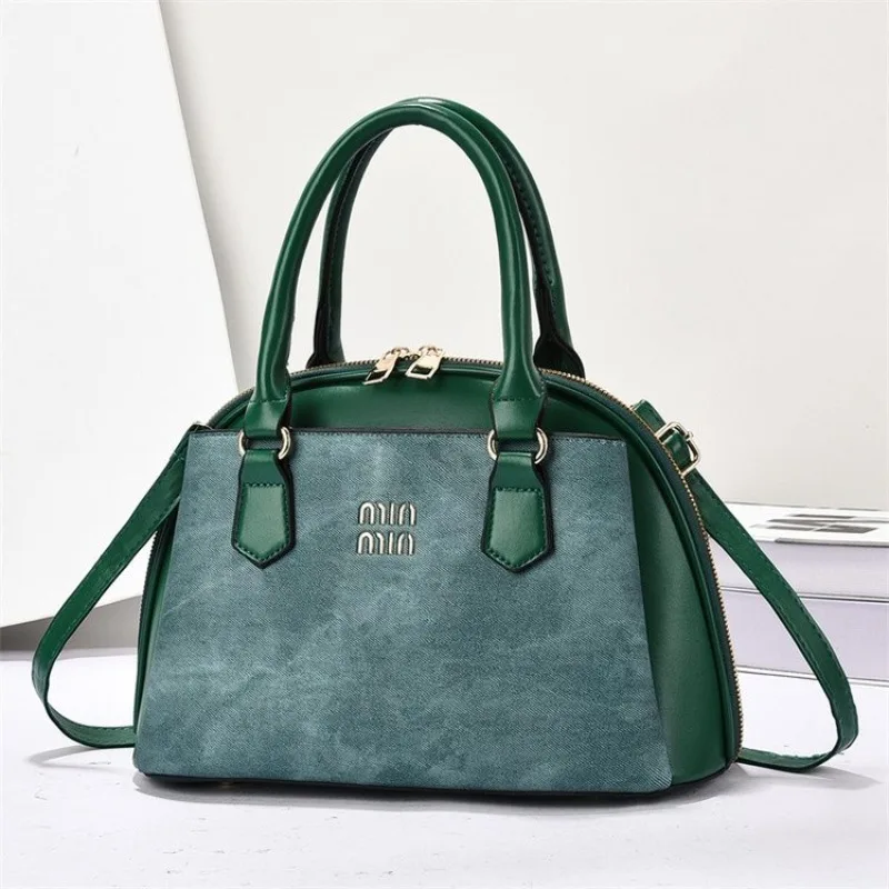 Fashionable Square Satchel For Women Luxury Designer Crossbody Large Capacity Leather Diaper Bag Elegant Commuter Textured