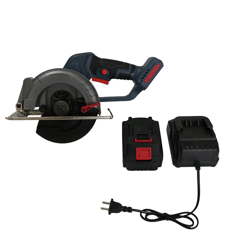 

Single-Hand Compact Lithium Battery-Powered Circular Saw for Woodworking Metal & Tile Saw Applications for DIY & Industrial Use