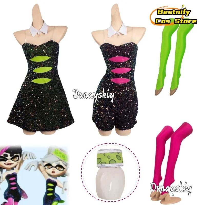 

CosplayCallie Marie Cosplay Costume Dress Women Girls Jumpsuit Headband Earings Outfits Halloween Carnival Party Suit 코스프레