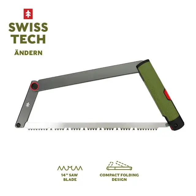 

Swiss Tech Ändern Camp Folding Saw, Lightweight, Packable