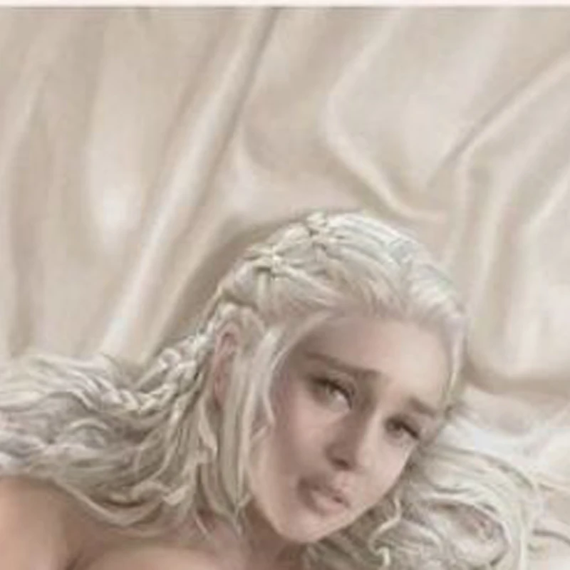 Dakimakura Anime Daenerys Targaryen Pillow Case Double-sided Print Of Life-size Body Pillowcase Gifts Cushion Cover