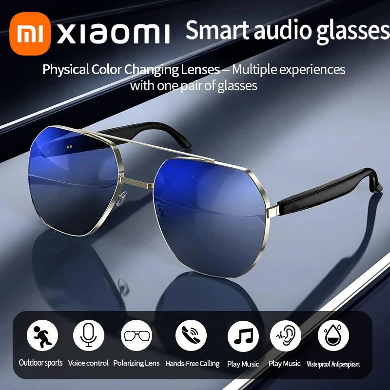 Xiaomi Nuovi occhiali Bluetooth Smart Ai popolari transfrontalieri per chiamate aziendali Auricolari Bluetooth Tws e occhiali intelligenti