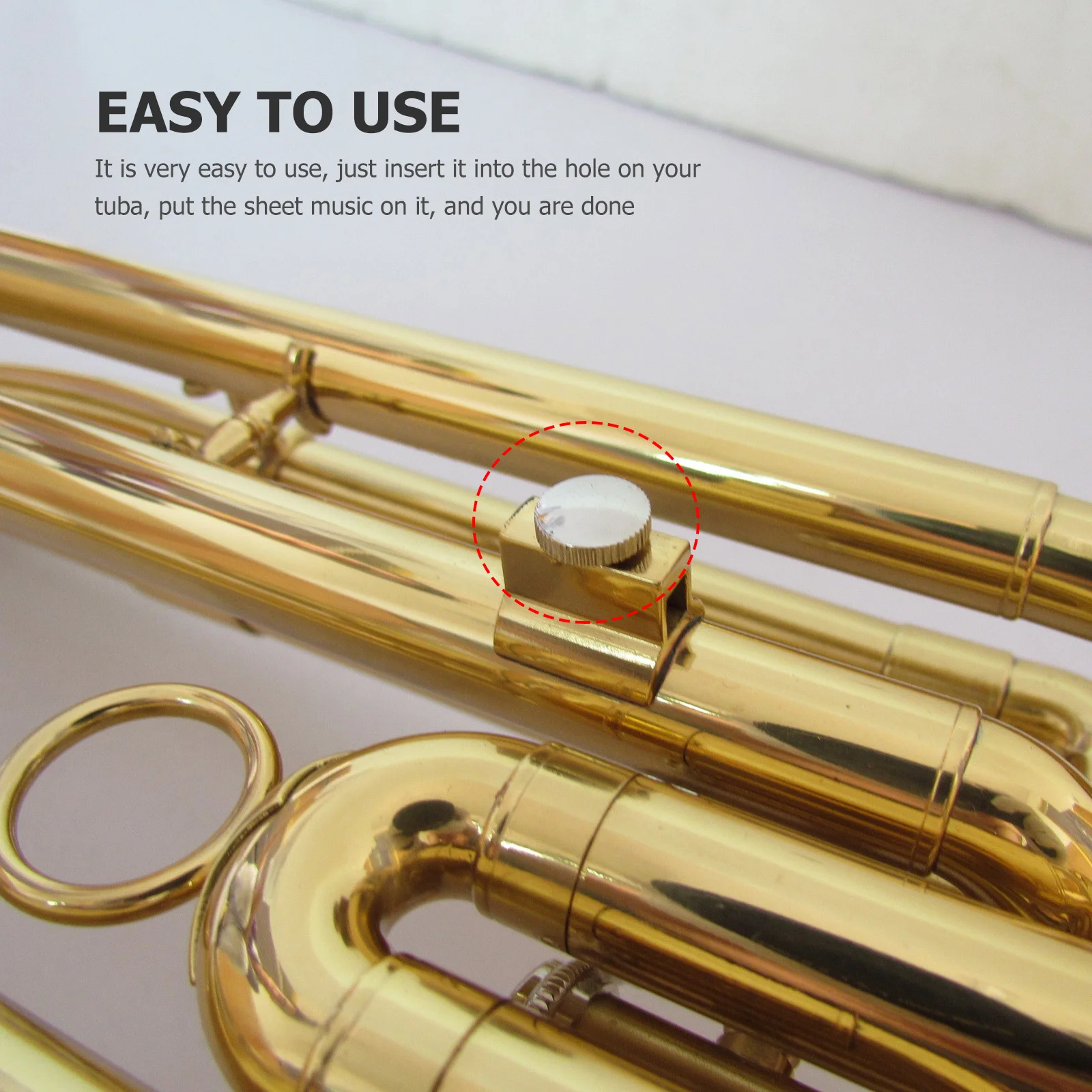 Holding Sheet Music Folder Brass Instrument Book Clip Musical Instruments Holder Tuba Rack Iron Score Parts Orchestral