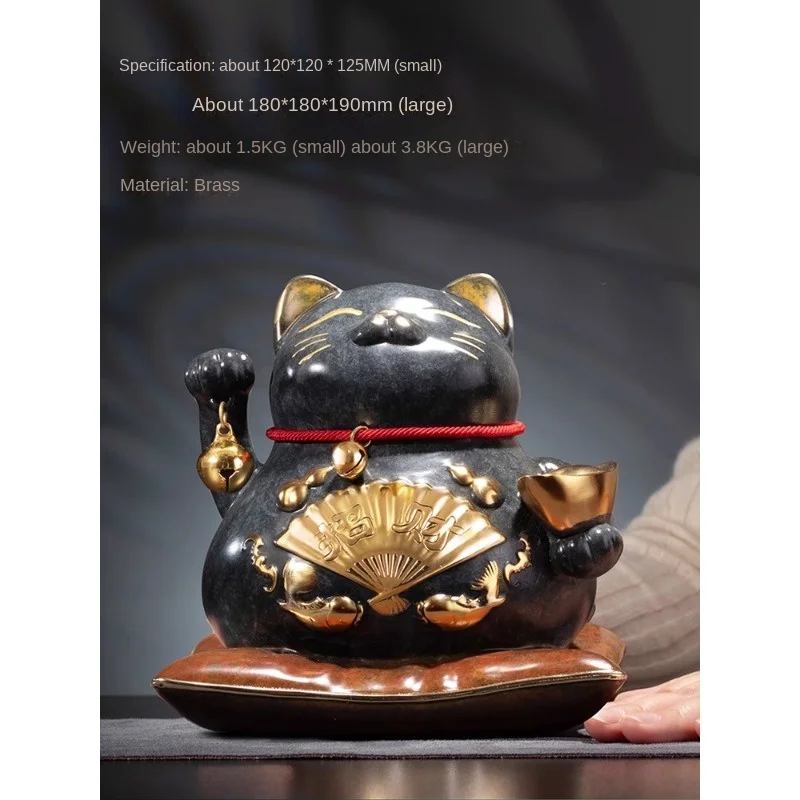 Lucky Cat Home Decoration Art Crafts Genuine Goods Gift Lucky Office Cat Ornaments